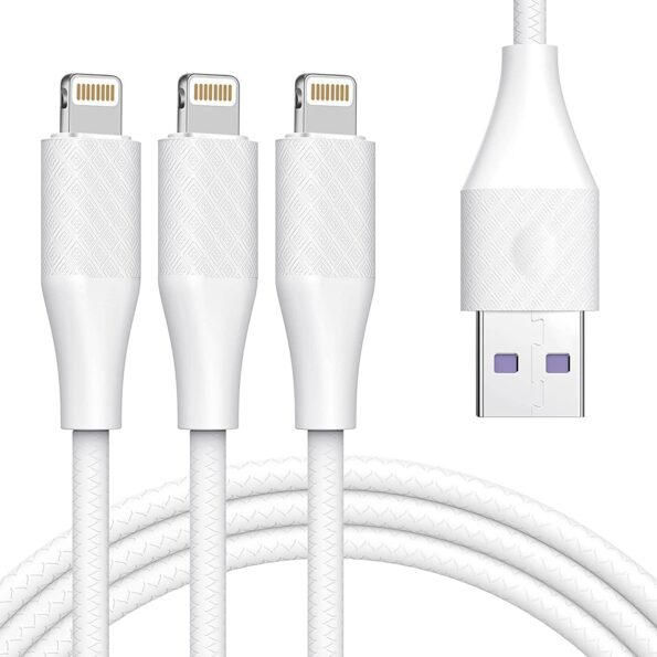 5 Pack (Apple MFi Certified) iPhone Charger 10 ft,Long Lightning Cable 10 Foot,High Fast 10 Feet Apple Charging Cables Cord Connector for iPhone 12 Mini 12 Pro Max 11 Pro MAX XS Xr X 6 AirPods