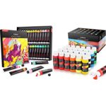 Acrylic Paint Set, Caliart 24 Colors (59ml, 2oz)