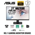 ASUS VA27EHE 27” Eye Care Monitor Full HD (1920 x 1080) IPS 75Hz Adaptive-Sync HDMI D-Sub Frameless