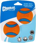 ChuckIt! Ultra Ball, Medium (2.5 Inch) 1 Pack, Medium, 2.5-Inch, 1-Pack