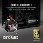 Corsair RMX Series, RM850x, 850 Watt, 80+ Gold Certified, Fully Modular Power Supply (CP-9020180-NA)