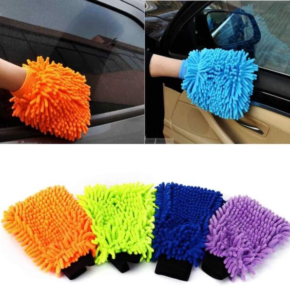 Microfiber Car Wash Mitt, Microfiber Wash Gloves Car Wash Mitt, Car Cleaning Products, Car Cleaning Microfiber Mitt[2 Pack]